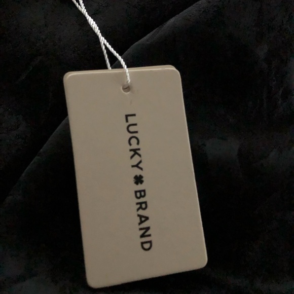 LUCKY BRAND Black / Grey   blazer dress up or down with rhinestone Medusa - Picture 14 of 17